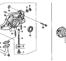 Масляный насос Honda, hondavodam.ru